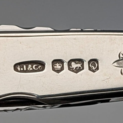 1958 年英國復古純銀手柄多功能工具 George Ibberson
